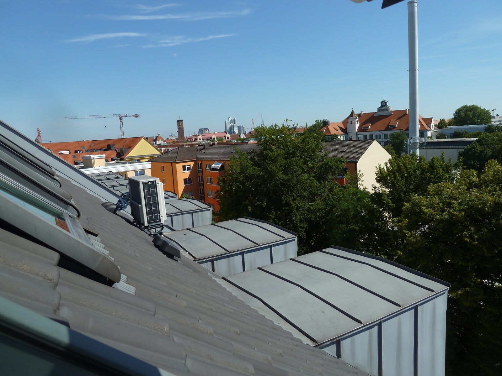 Spenglerarbeiten an Metallgauben